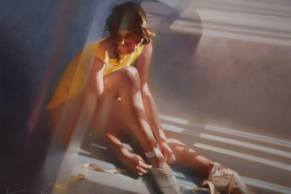 Ballerina in yellow